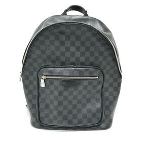Louis Vuitton Josh Backpack Bag Rucksack Damier Graphite Canvas
